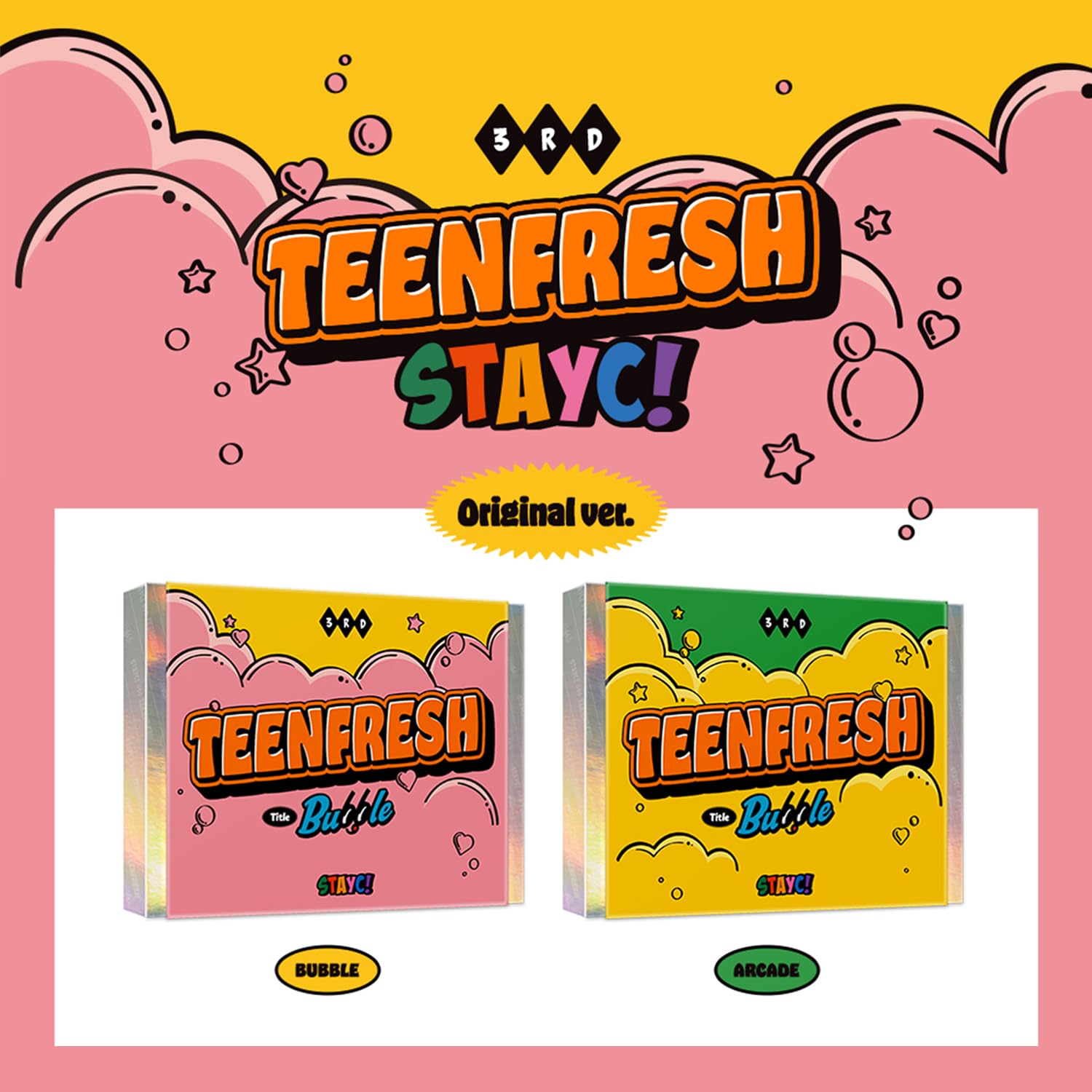 Amazon.com: STAYC - 3rd Mini Album [TEENFRESH] (ARCADE Ver
